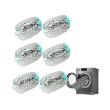 Imagem de Saco De Lavagem Para Tênis Para Máquina De Lavar, Saco Para Chinelos E