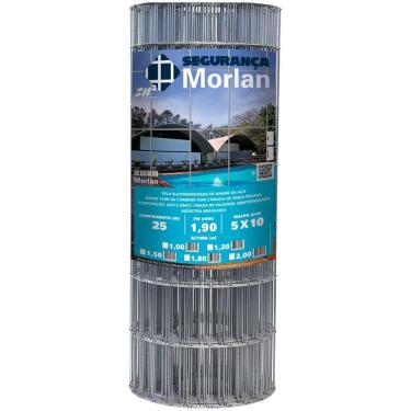 Imagem de Tela Soldada para Alambrado Morlan, Galvanizada 1,90 mm, 1,0 x 25 Metros