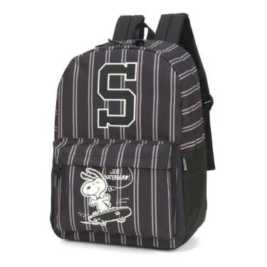Imagem de Mochila Feminina Juvenil Snoopy Reforçada Produto Oficial - Luxcel