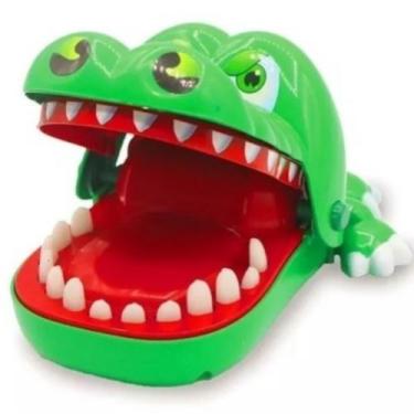 Imagem de Jogo Brinquedo Mordida Do Jacaré Crocodilo Dentista Verde Jogo Classic