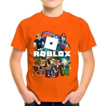 Imagem de Camiseta Camisa Menino Menina Infantil Menino Menina Juvenil Gamer Rob