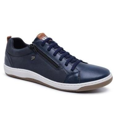 Imagem de Sapatênis Tênis Casual Masculino Cadarço Elástico e Zíper-Masculino