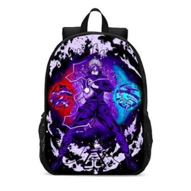 Imagem de Mochila Escolar Infanto Juvenil Anime Jujutsu Kaisen Gojo Novidades 0170-Unissex