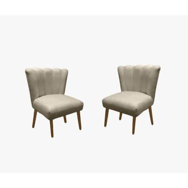 Imagem de 02 Cadeira Pétala Flor Para Sala de estar Penteadeira