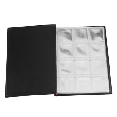 Imagem de Generic Álbum de Armazenamento de Moedas Mundial 120 Bolsos 10 Páginas Mini Porta-Moedas Livro Ideal para Colecionadores de Em Movimento PVC Azul/vermelho/preto/verde 4.3 * 6.1" (Preto)