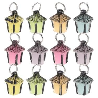 Imagem de Toyvian Conjunto de 12 Mini Lanternas Luminosas: Enfeites Que Brilham No Escuro, Pingentes de Resina para Casa de Bonecas, Acessórios para Artesanato Diy, Mini Decoração de Paisagem para Jardim de