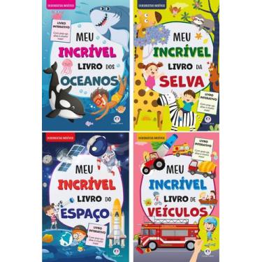 Imagem de Coleção Meu Incrível Livro 4 Livros Interativos Com pop-up e abas - Se