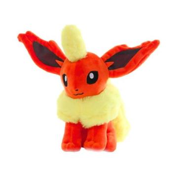 Imagem de Pelúcias Pokémon Eevee e Eeveelutions  Brinquedo Fofo - A1, Flareon 18
