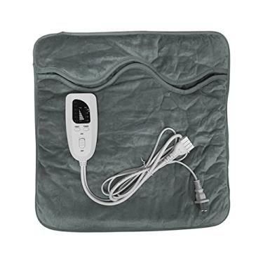 Imagem de Aquecedor de Pés Elétrico - Almofada Aquecimento Lateral com Flanela Ultra Macia Tecnologia Rápido 6 Configurações Temperatura 4 Temporizadores Desligamento Automático Alivio Dor e Mãos Portátil Laváv