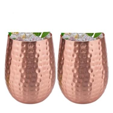 Imagem de Caneca de cobre Moscou Mule Canecas de cerveja em cobre durável caneca de café copo de leite copo de barra de cobre puro 、decoração de casa (grande)