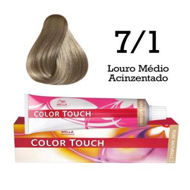 Imagem de Tonalizante Color Touch 7.1 Louro Médio Acinzentado  Wella Professiona