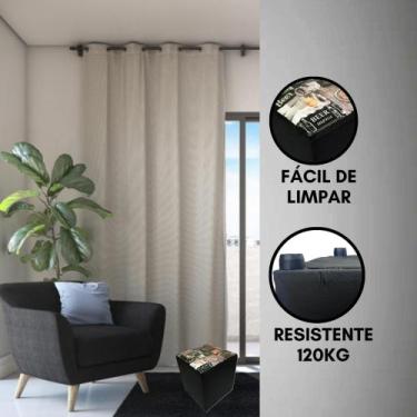 Imagem de Puff Pufe Banqueta Casa Cozinha Chamativo Sala Quarto - Realizar, Asse