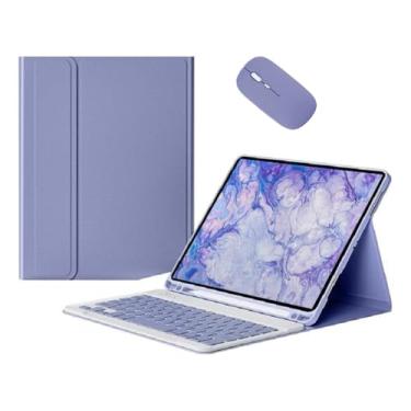 Imagem de Kit Capa para iPad Air/Air2 /iPad 5ª / 6ª Geração : Case para Tablet + Teclado + Mouse