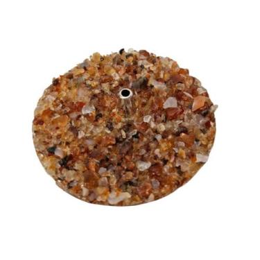 Imagem de Incensário Pedra Cornalina 8 Cm Natural Presente E Decoração - Meta At