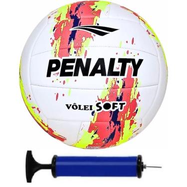 Imagem de Bola Vôlei Penalty Soft X com Bomba de Ar-Unissex