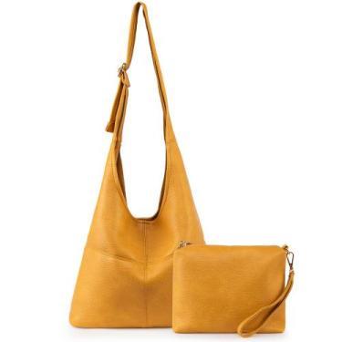 Imagem de Bolsa Hobo Montana West MWC2-122YL em material vegano Ultra Macio
