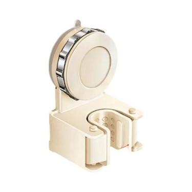 Imagem de Suporte De Parede Com Ventosa Para Vassouras E Rodos, Gancho Para Port