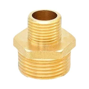 Imagem de Adaptador De Engate Rápido Sextavado De Latão 1/8 a 3/4, Rosca Macho-M