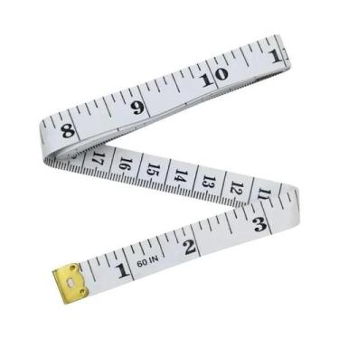 Imagem de Fita Métrica De Corpo Macio De 150cm, Régua De Costura E Alfaiataria E