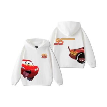 Imagem de Moletom Com Capuz Infantil, Meninos, Meninas, Carros, Relâmpago McQuee