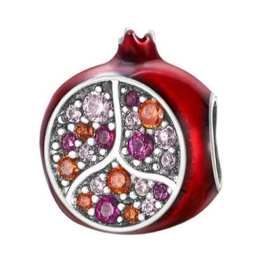 Imagem de Pulseira Feminina De Prata Esterlina 925 Com Pingente De Coração E Con