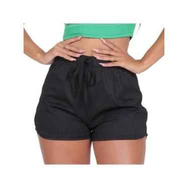 Imagem de KIT 5 Short Canelado Curto Feminino Empina Bumbum - Audax, 5 shorts pr