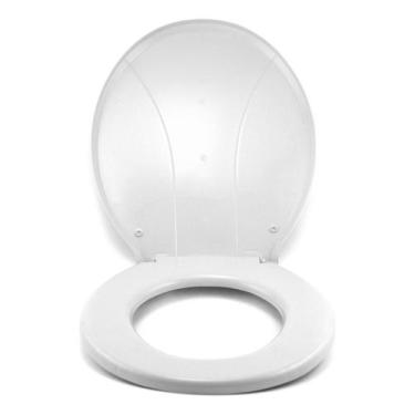Imagem de Assento Para Vaso Sanitário Universal Oval Diversas Cores - Plastibras