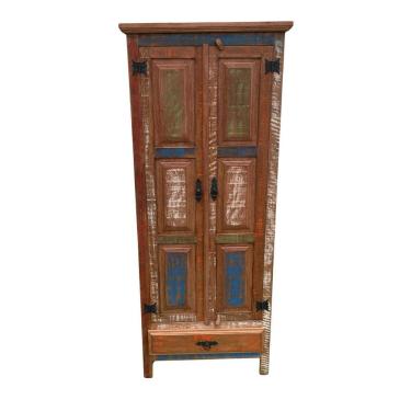 Imagem de Armário Rustico Colorido Madeira Demolição 170 X 70 Sudeste Rústico