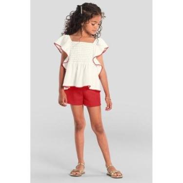 Imagem de Conjunto infantil menina em babado Mundi-Feminino