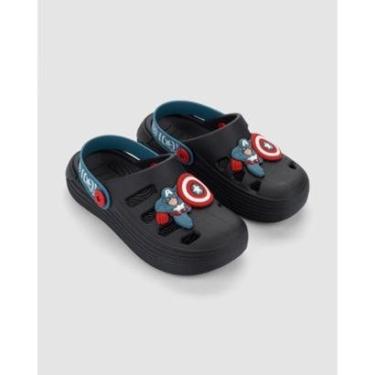 Imagem de Sandália Babuche Infantil Grendene Kids Marvel Kicks-Masculino