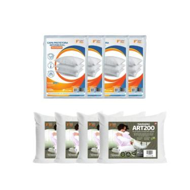 Imagem de Kit Família 8pçs 4 Trav. Firmes ART200 e 4 Capas Protetoras - Faiber F