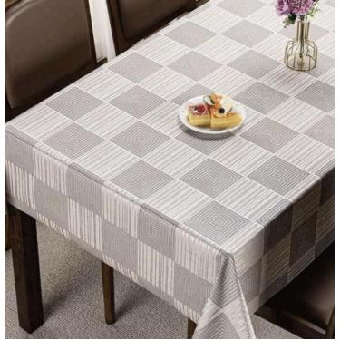 Imagem de Toalha de mesa Limpa Facil impermeável Jolitex Emborrachada, Metalizad