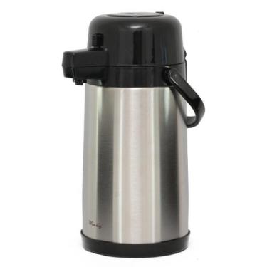 Imagem de Garrafa térmica de inox com tampa isolante e trava de fechamento 1900m