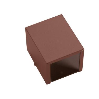 Imagem de Kit 3 Arandelas Marrom 2 Fachos 2 Focos Parede Muro Ar1210