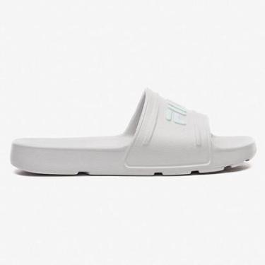 Imagem de Chinelo Feminino Sleek Slide Branco Prata Verde Fila F02SD00011-6426-Feminino