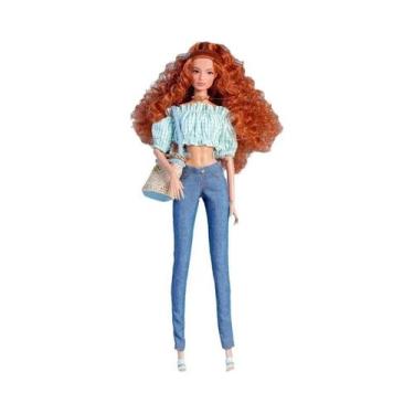Imagem de Roupas Para Boneca Supermodelo De 32cm, Jaqueta De Jeans, Calça E Bols
