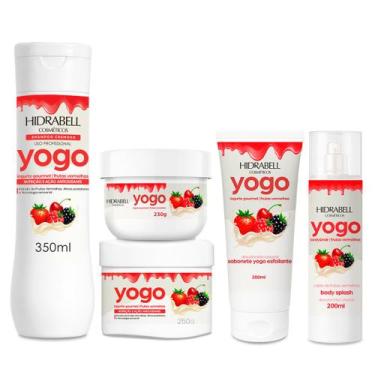 Imagem de Kit Banho Completo Yogo Frutas Vermelhas Skin Hair Hidrabell
