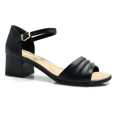 Imagem de Sandália Feminina Comfortflex 2556304 Calcanhar Fechado, Coconut, 36