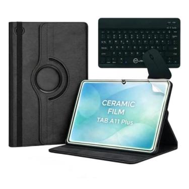 Imagem de Kit Completo Capa Para Tab Samsung A11+/A9+ Plus de 11 Polegadas +Película +Teclado +Mouse