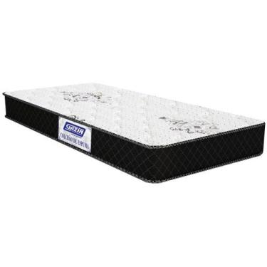 Imagem de Colchão Solteiro Espuma D33 Supreme Gazin 15x88x188cm Preto / Branco, 