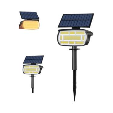 Imagem de Refletores Solares À Prova d'Água Com 72 LEDs, Luz Solar Automática Pa