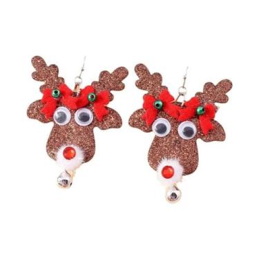 Imagem de Brincos Pendentes De Estrela De Natal Para Mulheres E Meninas, Acessór