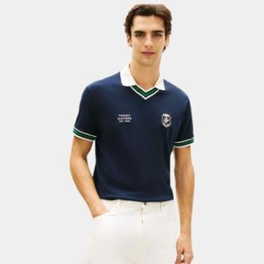 Imagem de Camisa Polo Tommy Hilfiger Gola Contrastante Relaxed Fit-Masculino