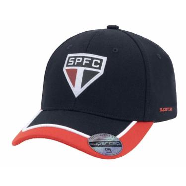 Imagem de Boné São Paulo SuperCap Aba Curva Recortes - Masculino Tamanho:Único;Cor:;Gênero:Mascul...