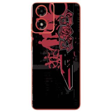 Imagem de Capa Adesivo Skin055 Verso Para Motorola Moto G04S (2024) - KawaSkin