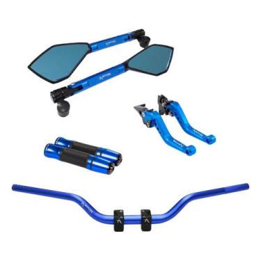 Imagem de Manete Manopla Retrovisor Guidão Factor Fz15 Fazer 150 250 - Stark Rac