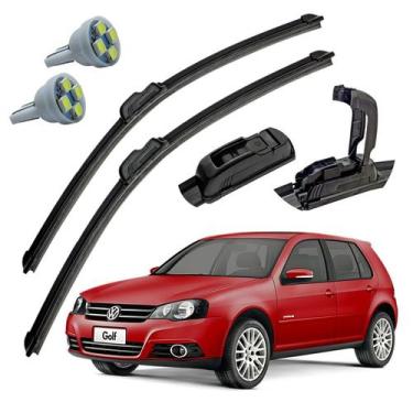 Imagem de Palheta Limpador Parabrisa VW Golf 1991 A 2008 + Pingo T10 - Tiger Aut