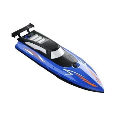 Imagem de Barco RC De Alta Velocidade Com Controle Remoto 2.4Ghz Para Crianças, 