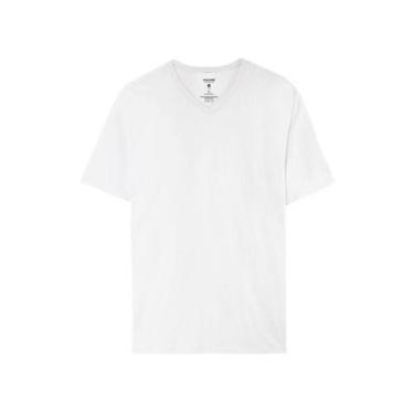 Imagem de Camiseta Masculina Gola V Plus Size Malwee - AZUL MARINHO - G4-Masculino
