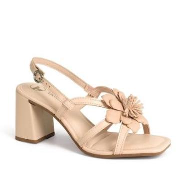 Imagem de Sandália Tanara de Salto Bloco Feminina T9255-Feminino